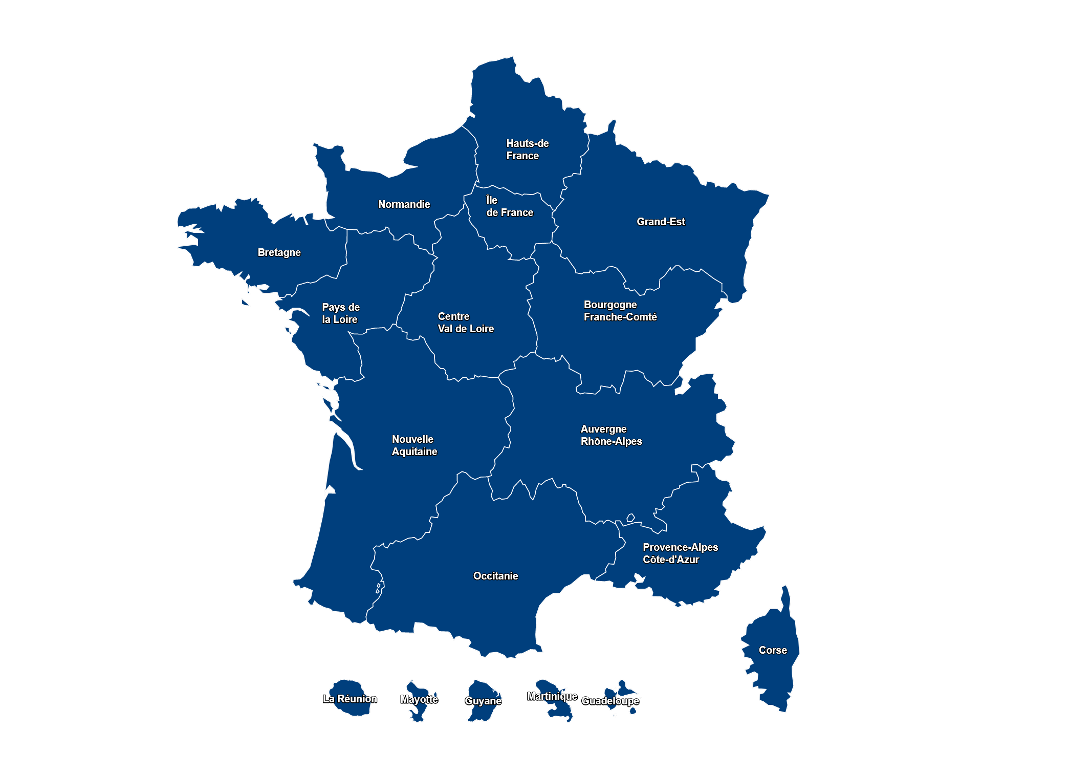 Illustration carte de France